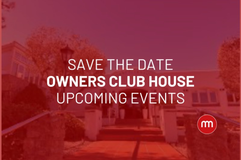 Save the Date – 2025 Events at the Owners Clubhouse!